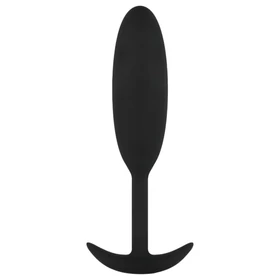 EasyToys Heavy Fulfiller - 54 g-os anál plug - kicsi (fekete)