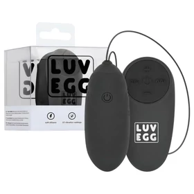 LUV EGG - akkus, rádiós vibrációs tojás (fekete)