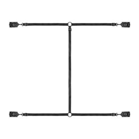 Bedroom Fantasies - ágyhoz kötöző szett (fekete)