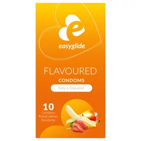 EasyGlide Flavoured - gyümölcs ízű óvszer (10 db)