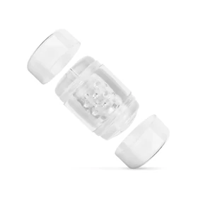 FPPR. - kétvégű maszturbátor - punci &amp; száj (átlátszó)