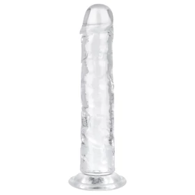 EasyToys - zselés dildó - 16 cm (átlátszó)