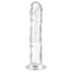 EasyToys - zselés dildó - 16 cm (átlátszó)