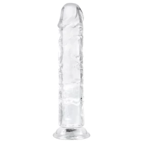 EasyToys - zselés dildó - 18 cm (átlátszó)