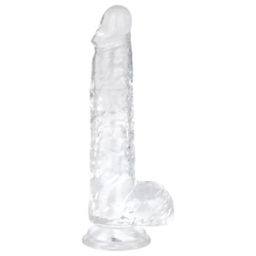 EasyToys - herés dildó - 13,5cm (átlátszó)