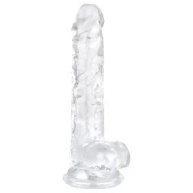 EasyToys - herés dildó - 17 cm (átlátszó)