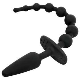 EasyToys - 2in1 anál plug (fekete)