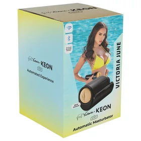 Kiiroo Keon Wifi + Victoria June - műpunci maszturbátor (natúr)