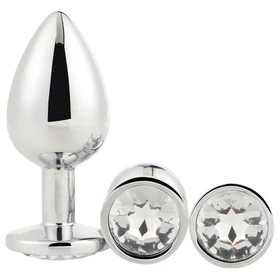 Gleaming Love - anál plug szett (ezüst, 3 részes)