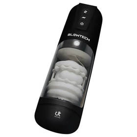 Dreamtoys Blowtech - rezgő, fel-le mozgó maszturbátor (fekete)