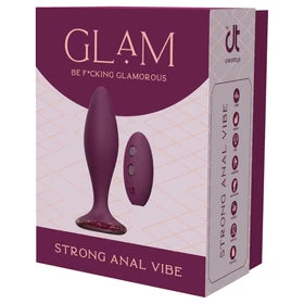 Glam - anál vibrátor távirányítóval (lila)