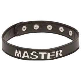 X-Play Master - BDSM nyakörv (fekete)