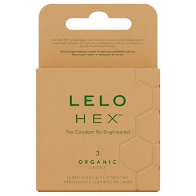 LELO Hex Organic - potencia óvszer (3 db)