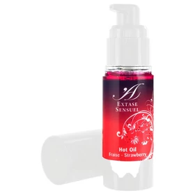 Extase Sensuel - melegítő masszázsolaj - eper (30 ml)