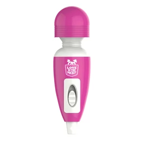 Love Wand - mini masszírozó vibrátor (pink)