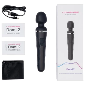 Lovense Domi 2 - App-vezérelt masszírozó vibrátor (fekete)