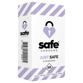 SAFE Just Safe - standard óvszer - vanília (10 db)