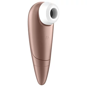 Satisfyer 1 Number One - léghullámos csiklóizgató (barna)