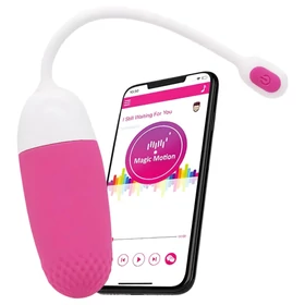 Magic Motion Vini – App-vezérelt vibrációs tojás (pink-fehér)