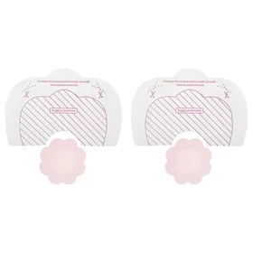 Bye Bra F-H - láthatatlan mellemelő - pink (6 db)