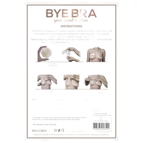 Bye Bra A-C - láthatatlan mellemelő tapasz - nude (8 db)