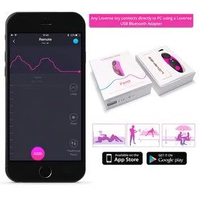 Lovense Ferri - hordható App-vezérelt csiklóvibrátor (fekete-pink)