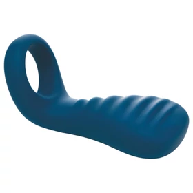 OhMiBod Bluemotion Nex 3 - App-vezérelt vibrációs péniszgyűrű, férfiaknak (kék)