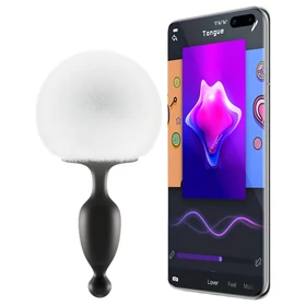 Magic Motion Bunny – App-vezérelt análvibrátor nyuszifarokkal (fehér)