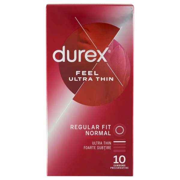 Durex Feel Ultra Thin - ultra élethű óvszer (10 db)
