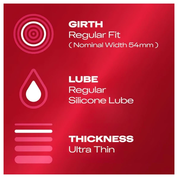 Durex Feel Ultra Thin - ultra élethű óvszer (10 db)