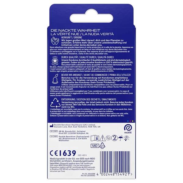 Durex Love - Slimfit óvszer (8db)
