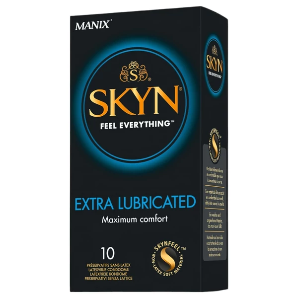 Manix SKYN Extra Lubricated - extra síkosított latexmentes óvszer (10 db)