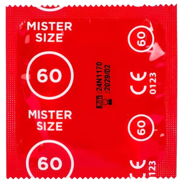Mister Size óvszer Tesztcsomag Péniszmérővel - 3db