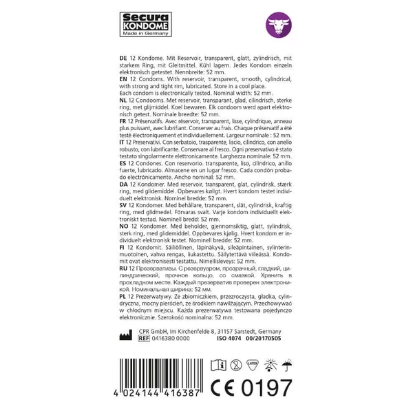 Secura El Toro - potenciagyűrűs óvszerek (12db)