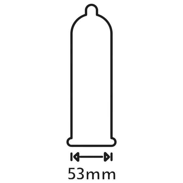 Secura Extra Fun - pontozott óvszer - 53 mm (12 db)
