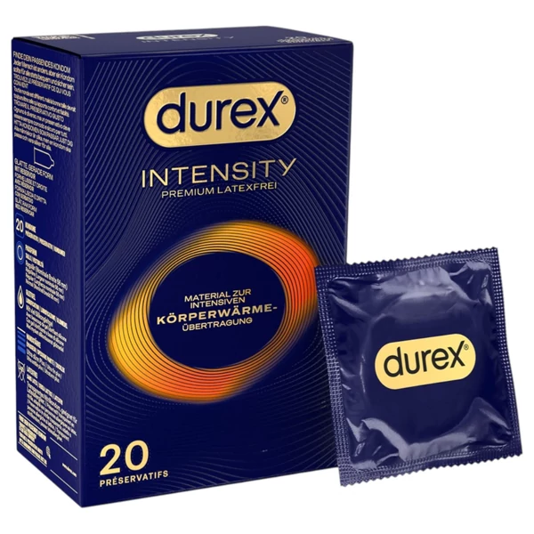Durex Intensity - vékony, latexmentes óvszer (20 db)