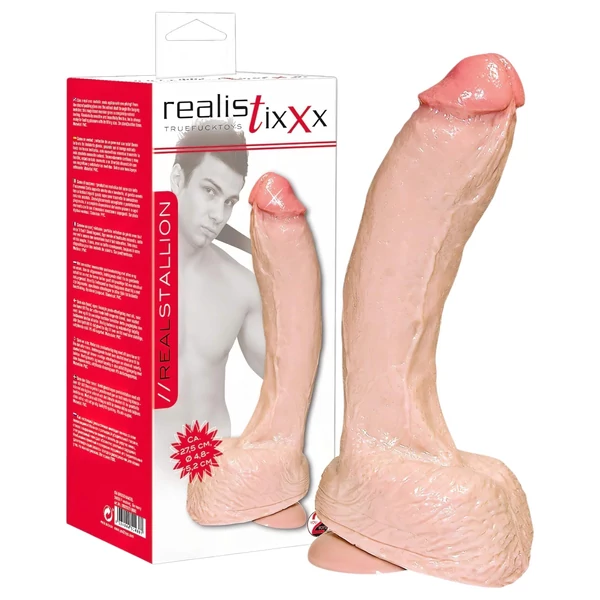 realistixxx Giant - extra nagy dildó (testszínű)