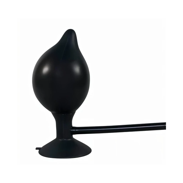 You2Toys True Black - pumpálható análtágító (fekete)