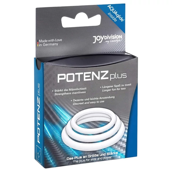 POTENZplus péniszgyűrű - szett (3 db)