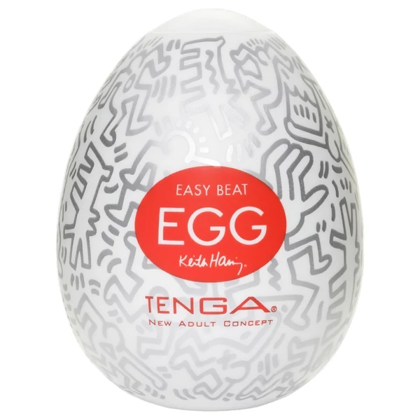 TENGA Egg Keith Haring Party - tojás maszturbátor (1db)