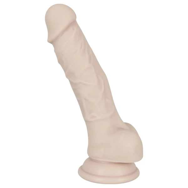 You2Toys - szilikon tapadókorongos dildó - közepes (natúr)