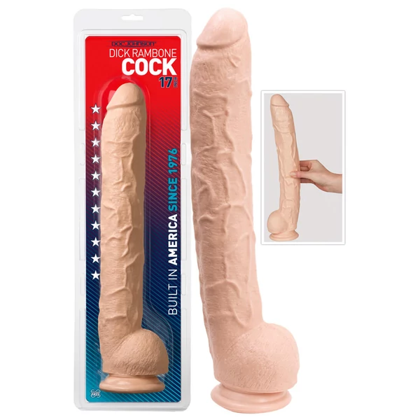 Rambó óriás dildó (42 cm)