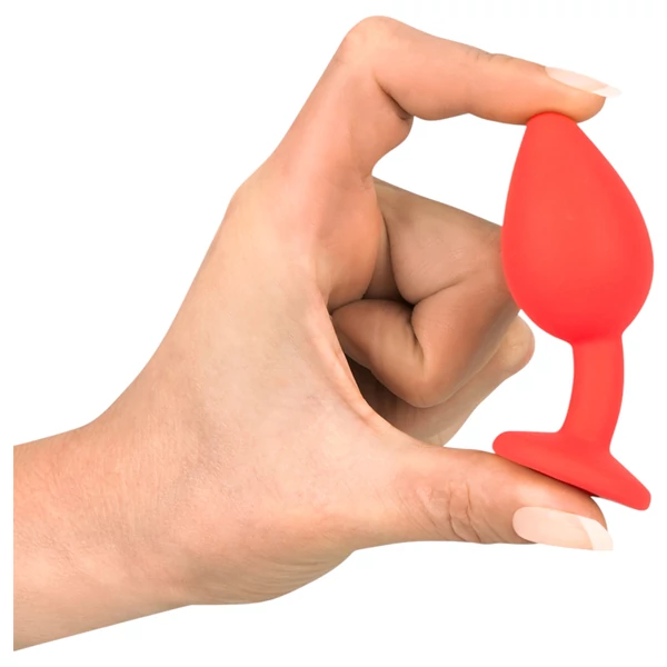 You2Toys - Colorful JOY - szilikon anál plug - kicsi (piros)
