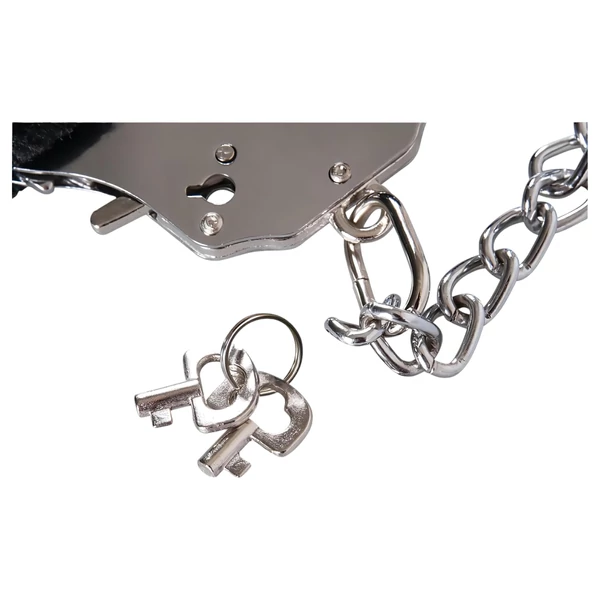 You2Toys - Plüss bilincs hosszú lánccal (fekete)