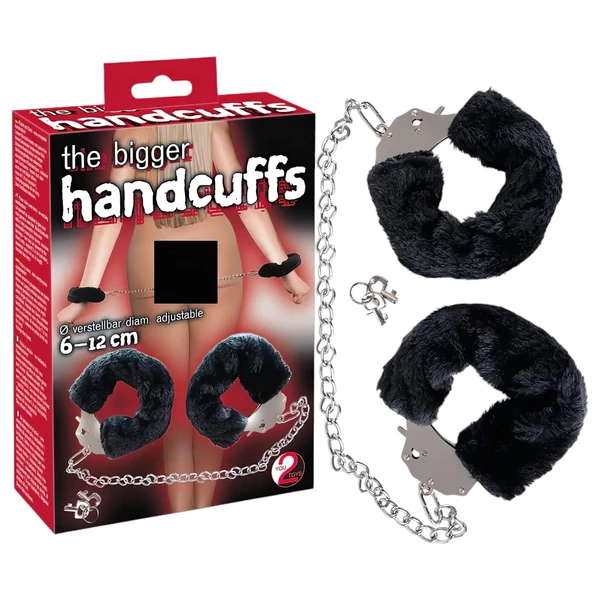 You2Toys - Plüss bilincs hosszú lánccal (fekete)