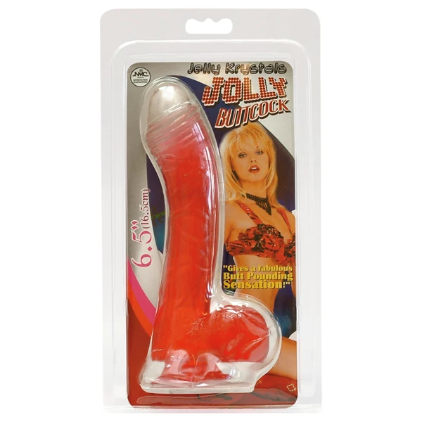 NMC - Jolly dildó (17 cm) - vörös