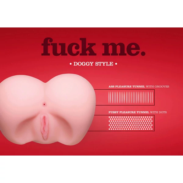You2Toys - fuck me Doggy Style - élethű popsi (testszínű)
