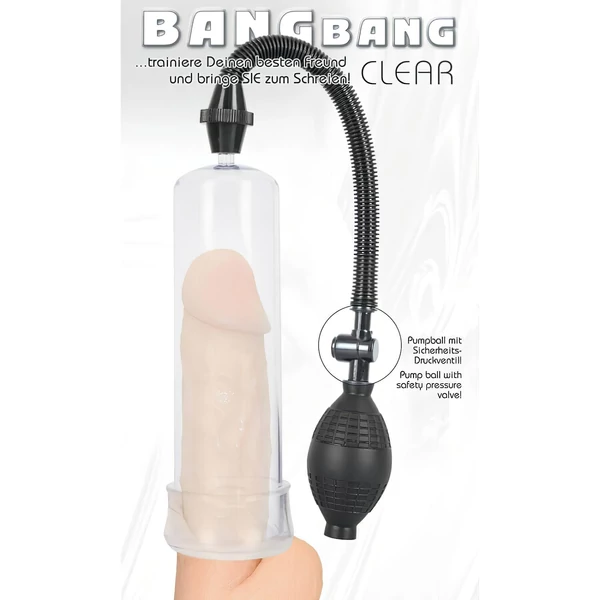 Bang Bang péniszpumpa - átlátszó