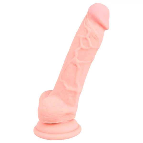 Medical - orvosi szilikon dildó (18 cm) - natúr