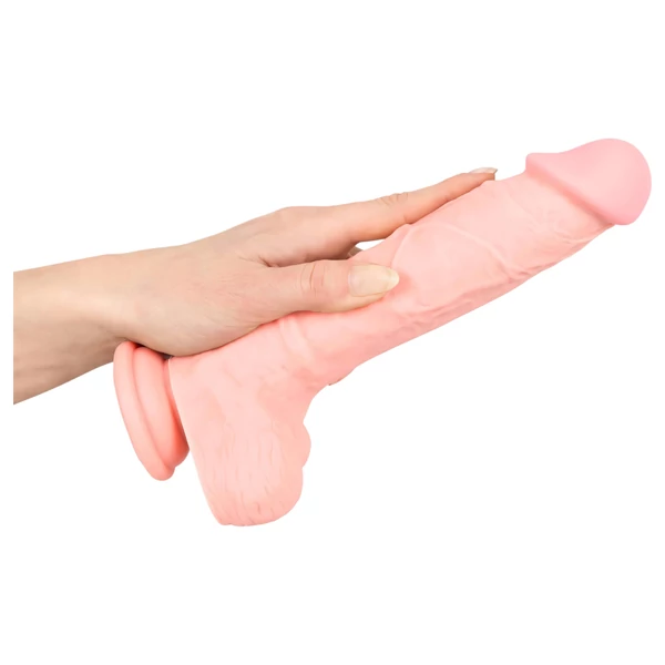 Medical - orvosi szilikon dildó (24 cm) - natúr